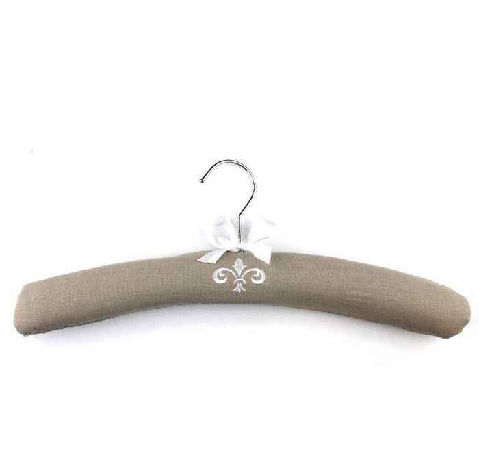 Clothes Hanger Fleur De Lis Oat