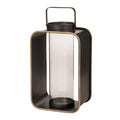 Contemporary Industrial Style Metal Hanging Decorative Candle Holder Lantern 19.29"H