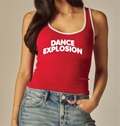 Contrast Color Ribbed Tank