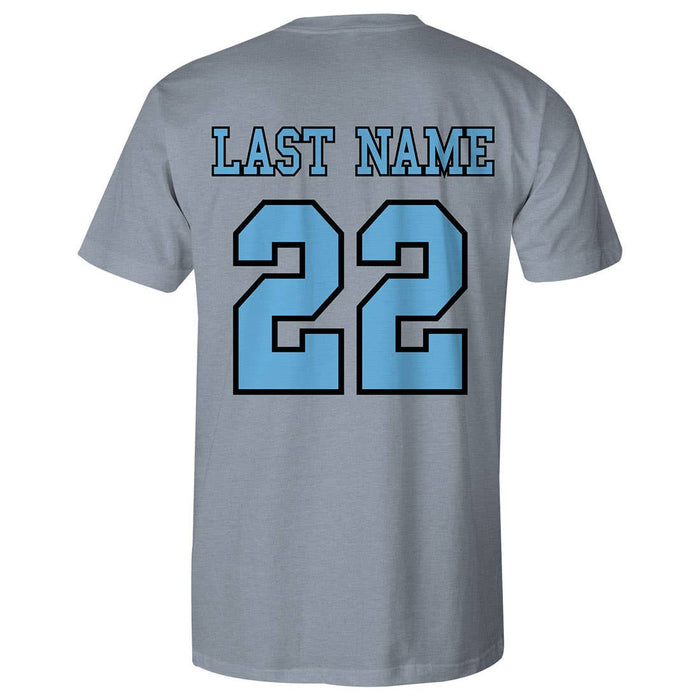 Custom Explode Lacrosse Tee - Grey