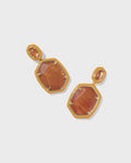 Daphne Gold Papaya MOP Enamel Frm Drop Earring Kendra Scott