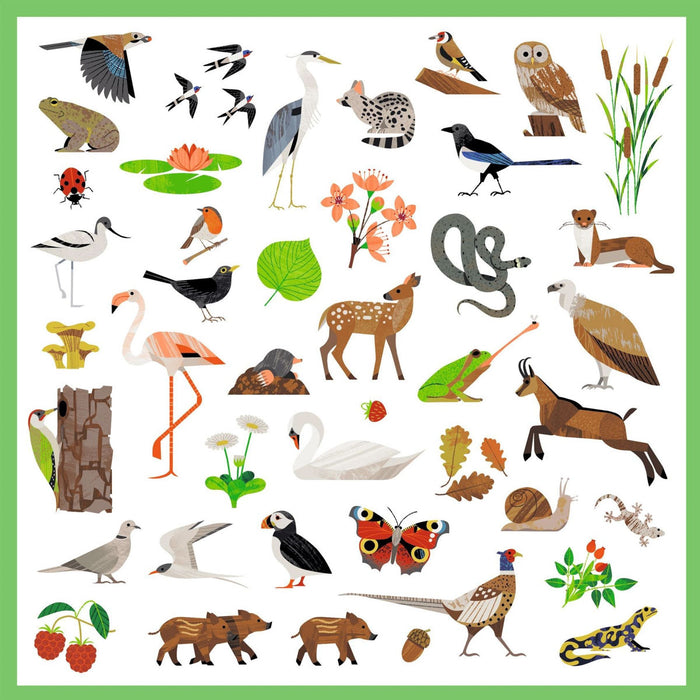 Djeco 160 Stickers, Fauna