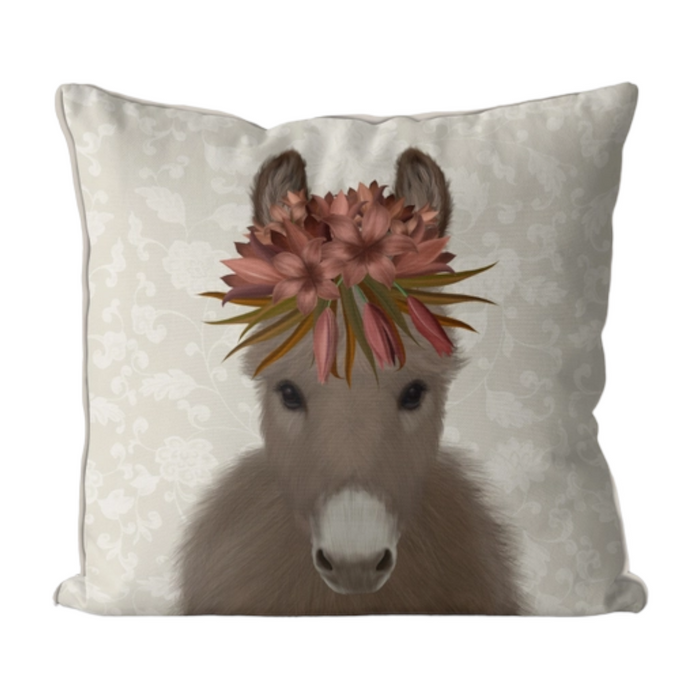 Donkey Farmhouse Pillow