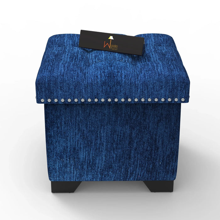 Eccentric Stool Cum End Table with Storage - Wooden Twist UAE