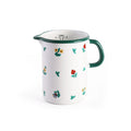 Enamel Measuring Jug: Floral Design Boston General Store