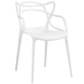 WHITE / SINGLE / 21"L x 23"W x 33"H