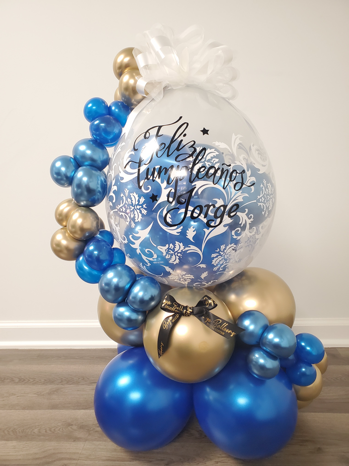 Feliz Cumpleaños Bubble Bouquet