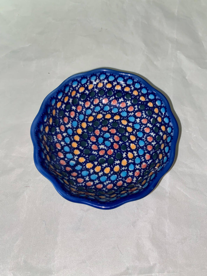 Fiesta Dot Sm. Scalloped Bowl - Pattern Fiesta Dot