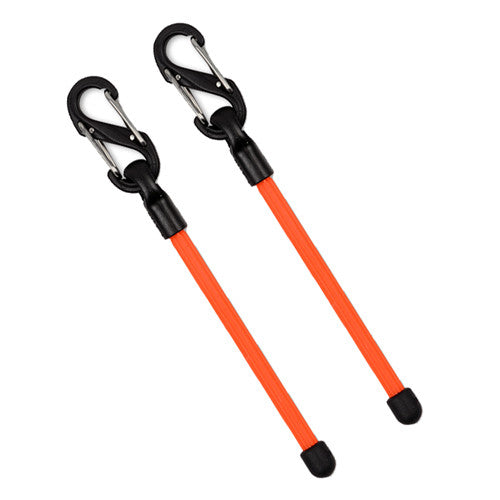 GearTieClippableTwistTie 3" BrightOrng2pk - GhillieSuitShop