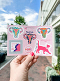 Girls Just Wanna Have FUNdamental Rights Sticker Sheet