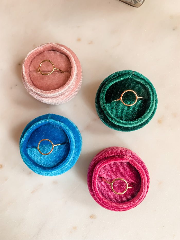 Gold Fill Open Circle Ring