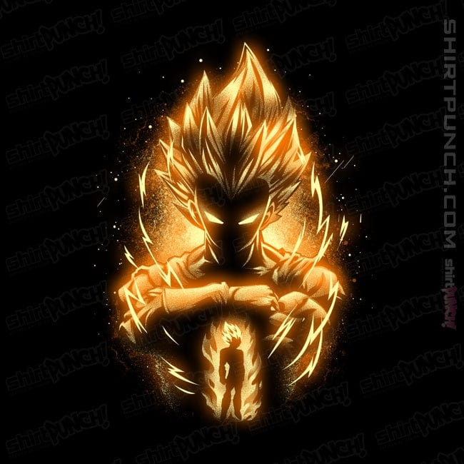 Daily_Deal_Shirts Magnets / 3"x3" / Black Golden Saiyan Prince