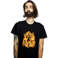 Daily_Deal_Shirts T-Shirts, Unisex / Small / Black Golden Ultrainstinct