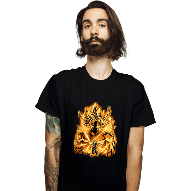Daily_Deal_Shirts T-Shirts, Unisex / Small / Black Golden Ultrainstinct