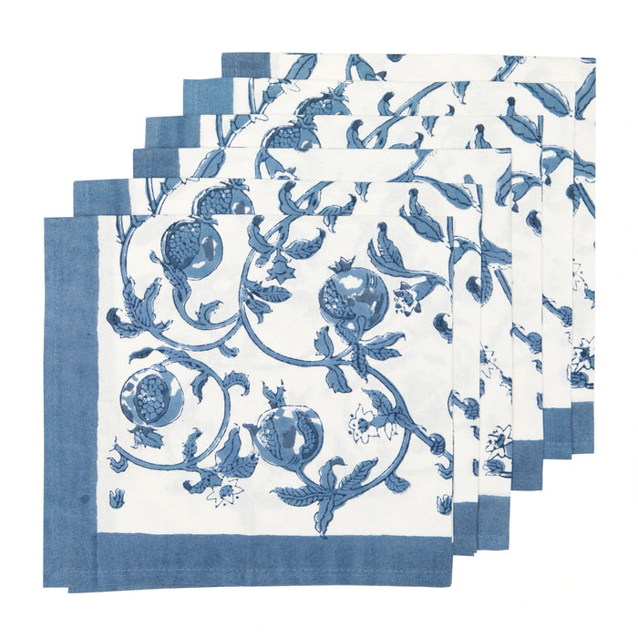Granada Cornflower Blue Napkin Set/6