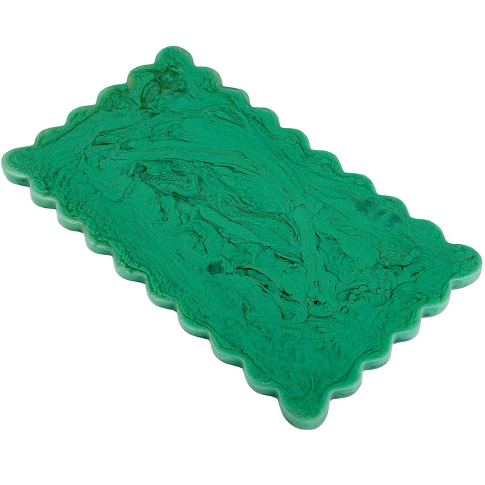 Green textured bar on a white background