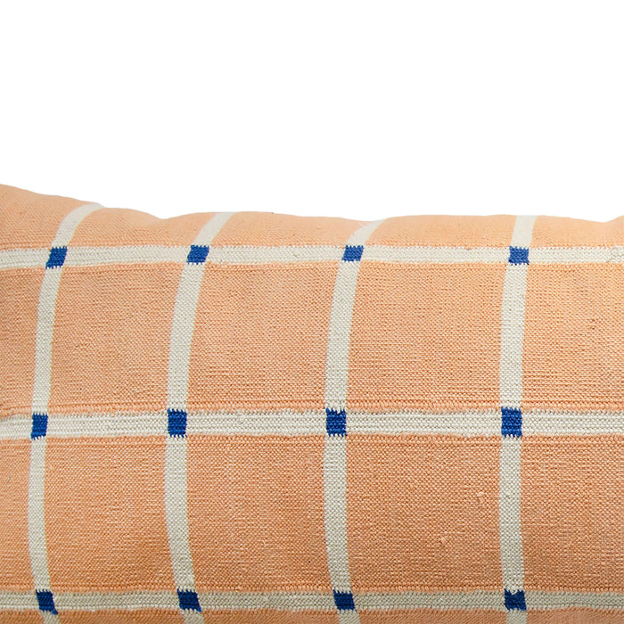 Rugs by Roo | Leah Singh Grid Pillow - Lumbar-H18GRI10