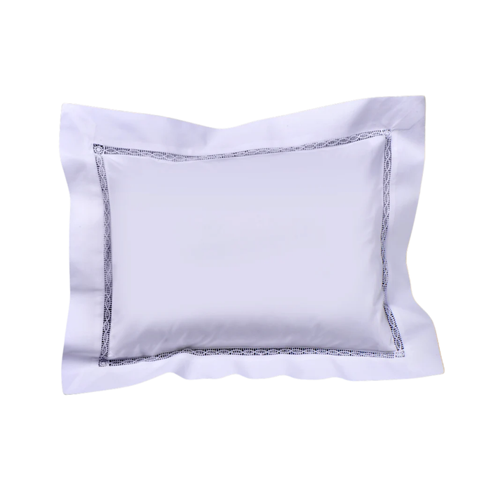 Hand Embroidered Drawnwork Boudoir Pillow