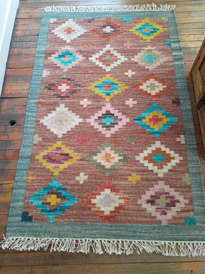 Handwoven Wool Rug; 3'x5'; WR3X5-5