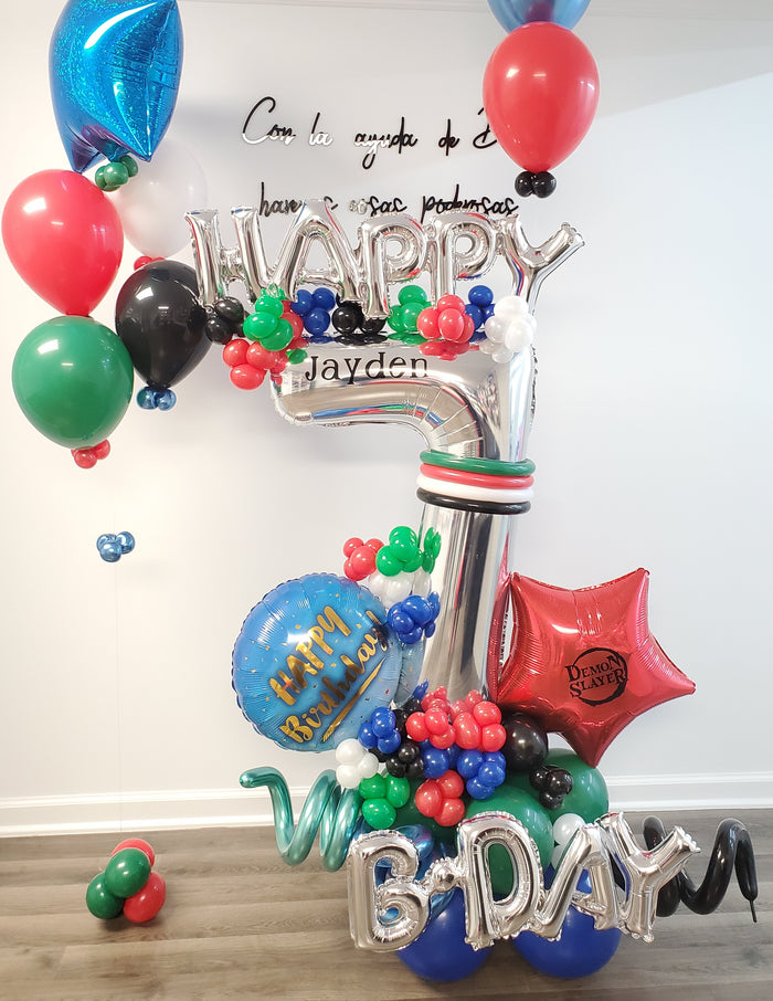 Happy B-Day Balloon Bouquet