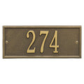 Hartford Mini Wall Address Plaque