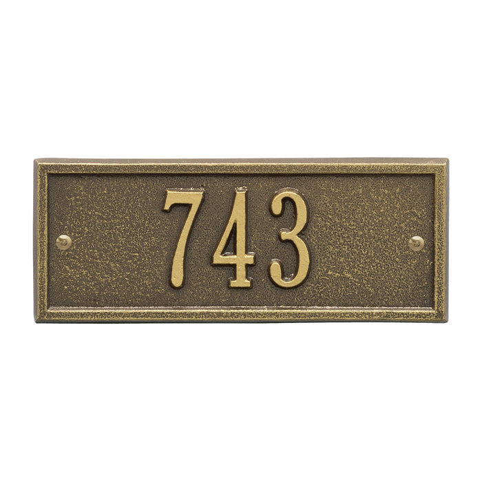 Hartford Petite Wall Address Plaque