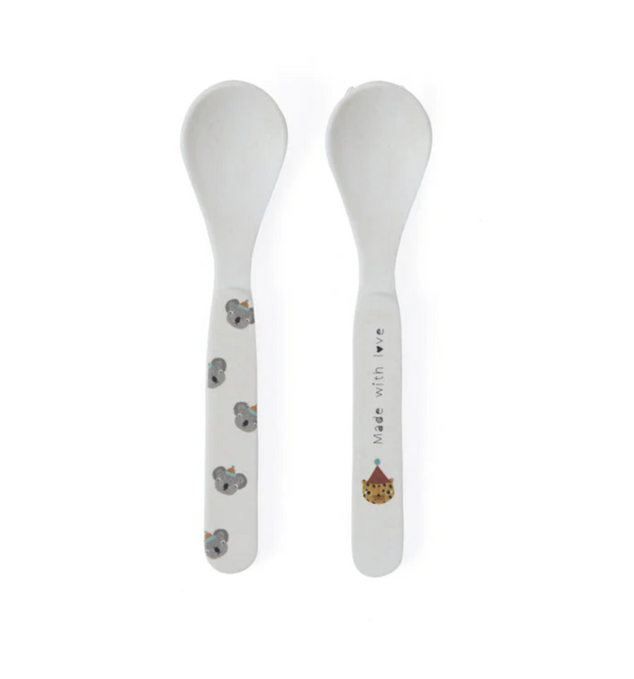 HATHI BAMBOO SPOON SET IN OFFWHITE