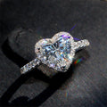 Heart Cubic Zirconia Ring