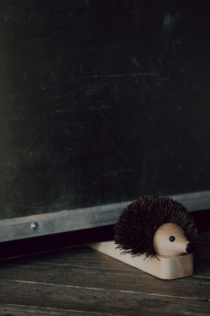 Hedgehog Wooden Door Stopper
