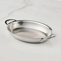 Hestan Provisions Clad Oval Au Gratin: Medium