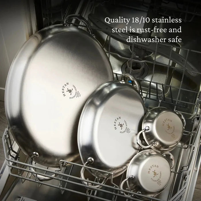 Hestan Provisions Clad Oval Au Gratins (Set of 2): Small