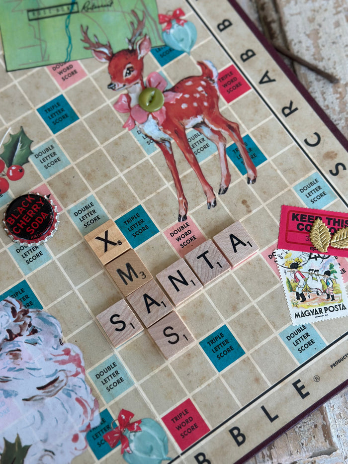 Holiday Santa Scrabble Board Class Oct 24th 10:30 am