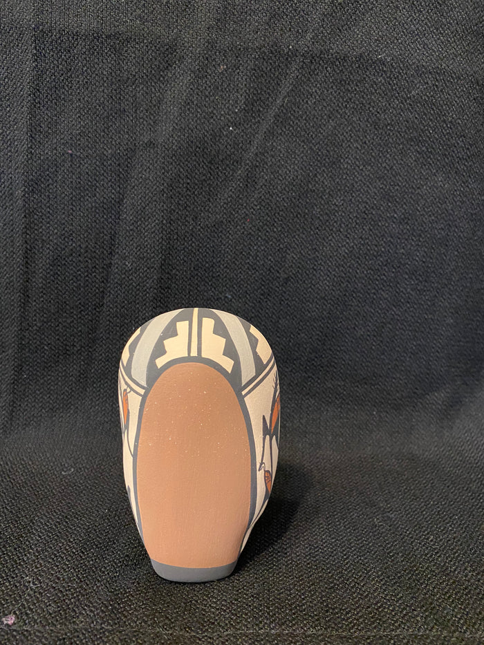 Jemez Handmade Storyteller Mother and 2 Children; Artist Chrislyn Fragua; Approx. 4”H X 2.5”W; ST1-1