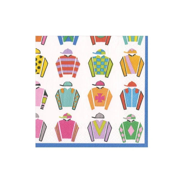 Jockey Silks Cocktail Napkins