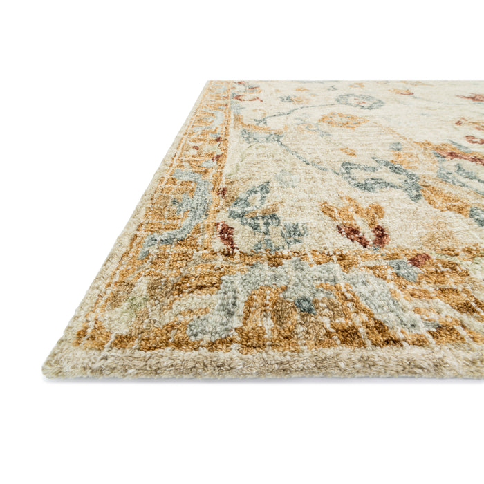 Rugs by Roo Loloi Julian Ivory Multi Area Rug in size 3' 6" x 5' 6"