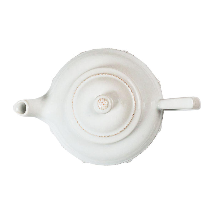 Juliska berry and thread whitewash teapot