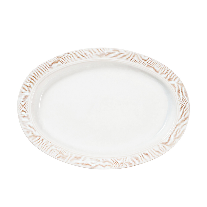Juliska Blenheim Oak Whitewash Platter, 18"