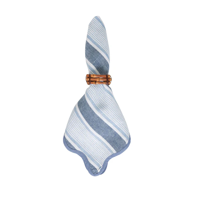 Juliska Cabana Stripe Ocean Napkin