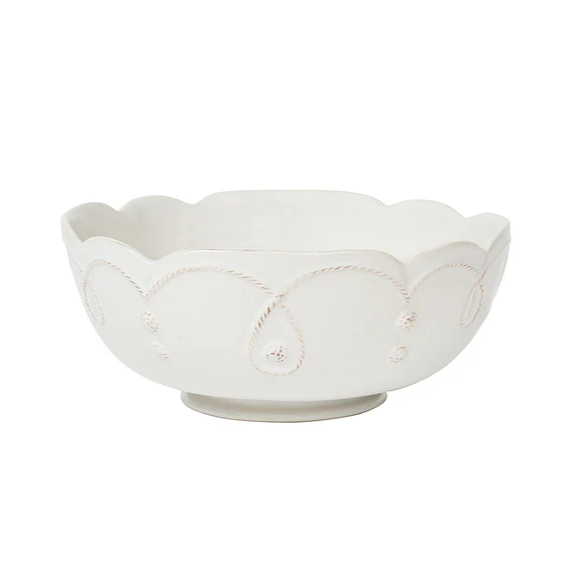 Juliska Jardins Du Monde Whitewash Serving Bowl, 10"