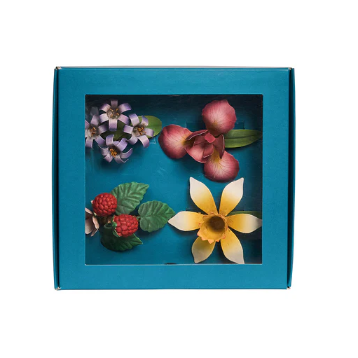 Juliska Meadow Walk Floral Napkin Ring Assorted Set/4