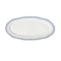 Juliska Sitio Stripe Delft Blue Hostess Tray 15"