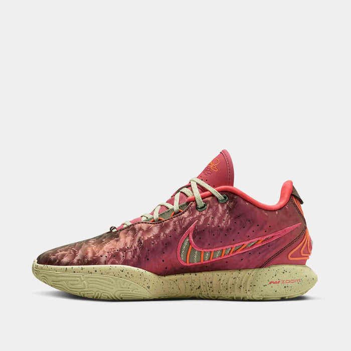 Side medial view of Men's Nike LeBron XXI.