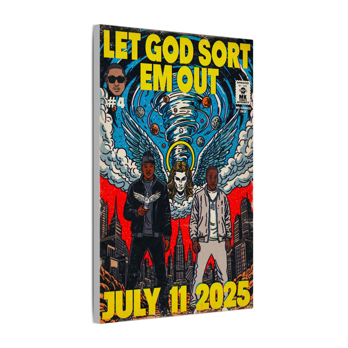 Let God Sort Em Out - Matte Canvas, Stretched, 0.75" (Multi-Size)