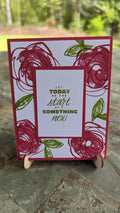 Let Today Be the Start to Something Great Greeting Card
