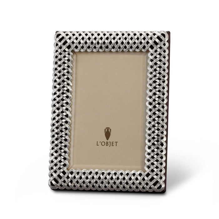 L'Objet Braid Platinum Frame, 5x7