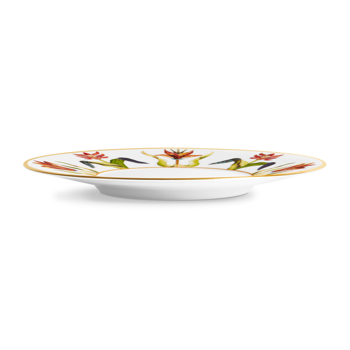 Decorative plate with floral patterns