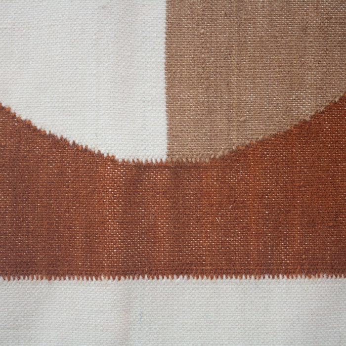 Rugs by Roo | Leah Singh Luna Circle Rug - Ochre-H17LUN04