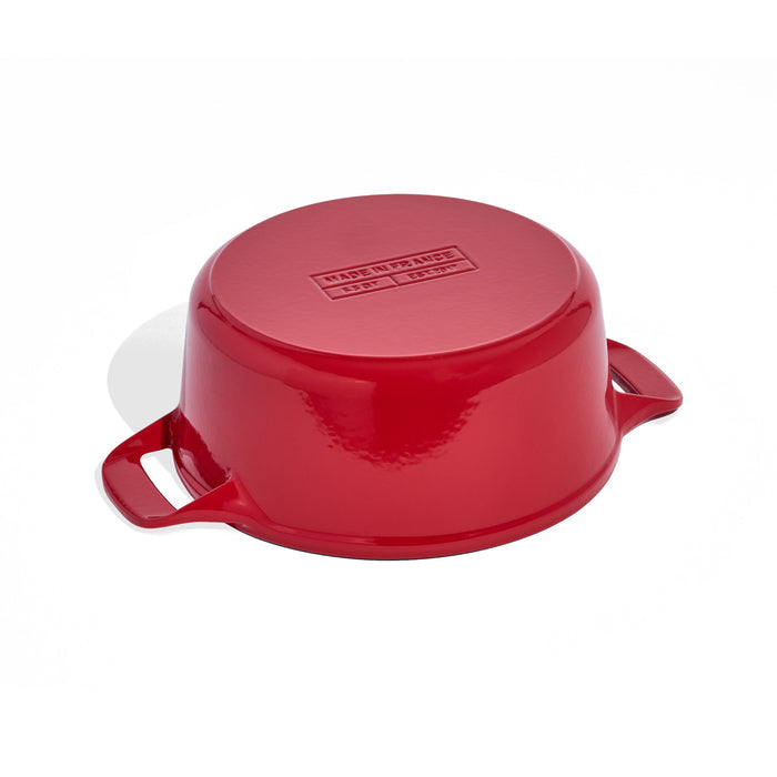 MADE IN® Enameled Cast Iron Round Dutch Oven: 5.5 QT, MADE IN® Red