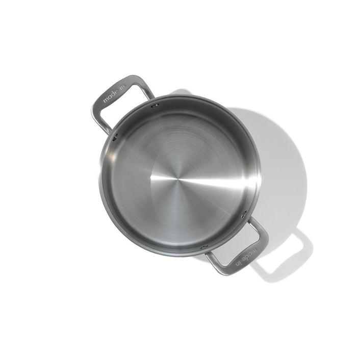 MADE IN® Stainless Clad Stock Pot with Lid:  6 QT