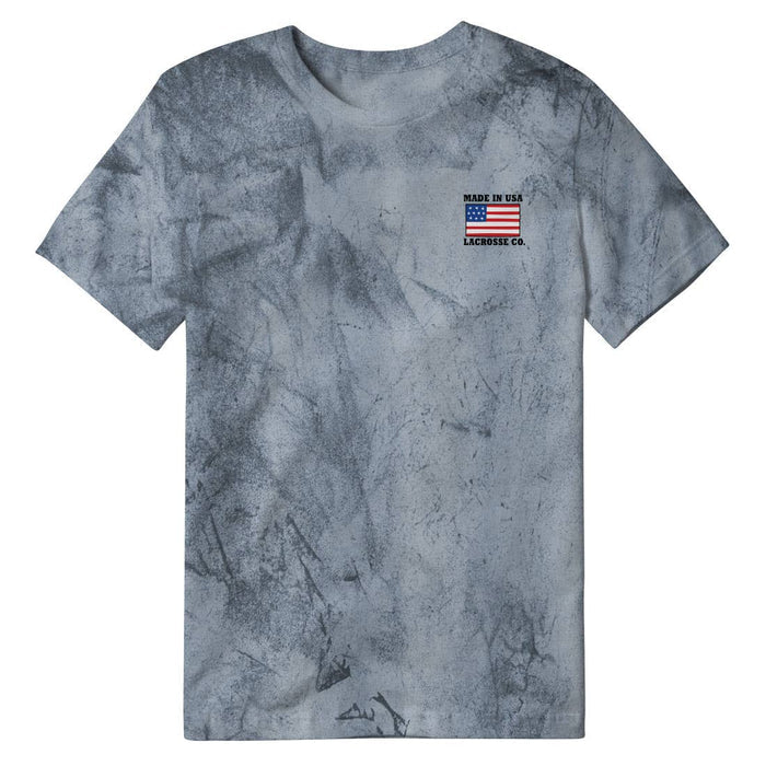Made in the USA Lacrosse Tee front view